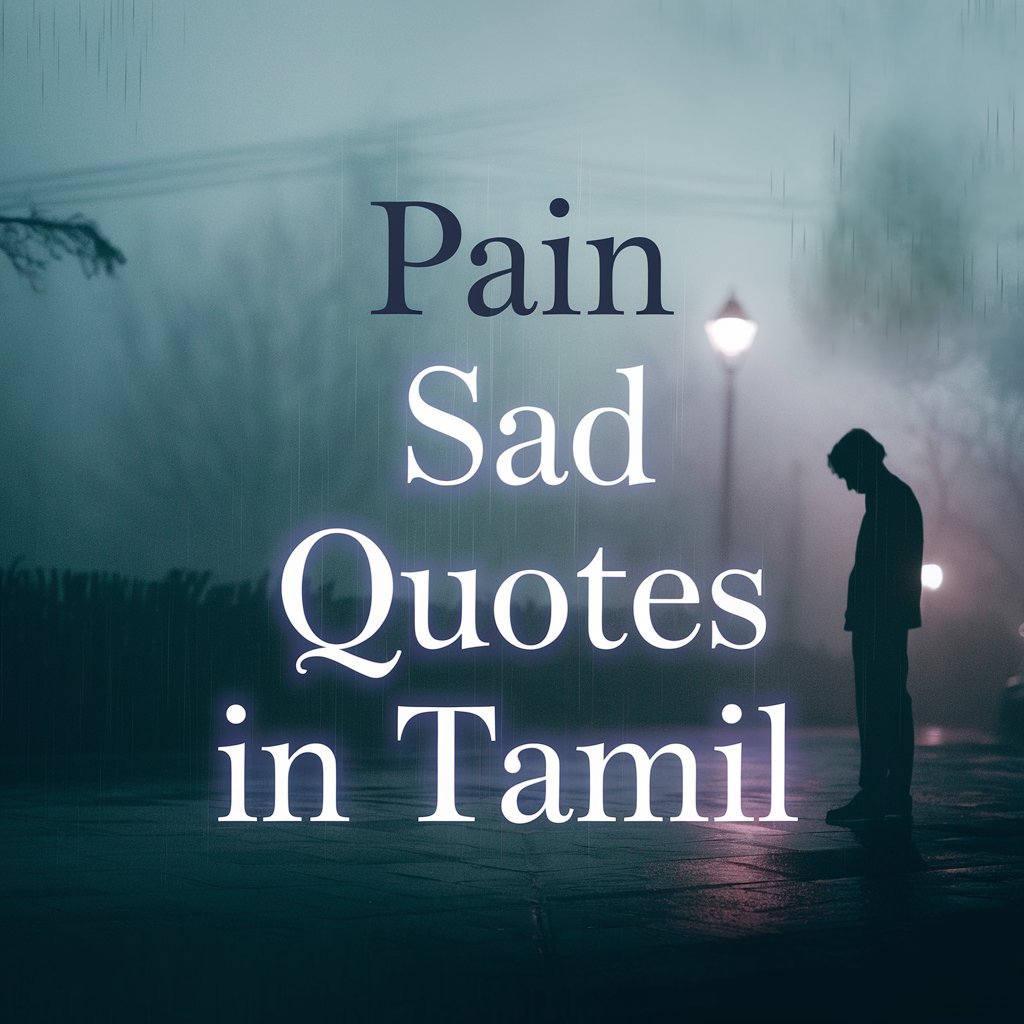 Pain Sad Quotes in Tamil