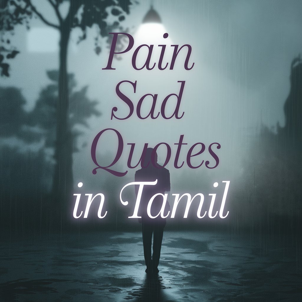 Pain Sad Quotes in Tamil