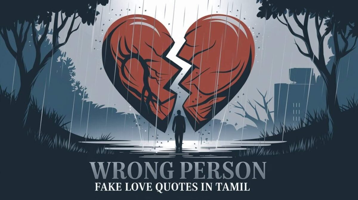 Wrong Person Fake Love Quotes In Tamil